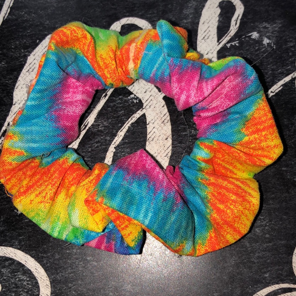 Rainbow Scrunchie